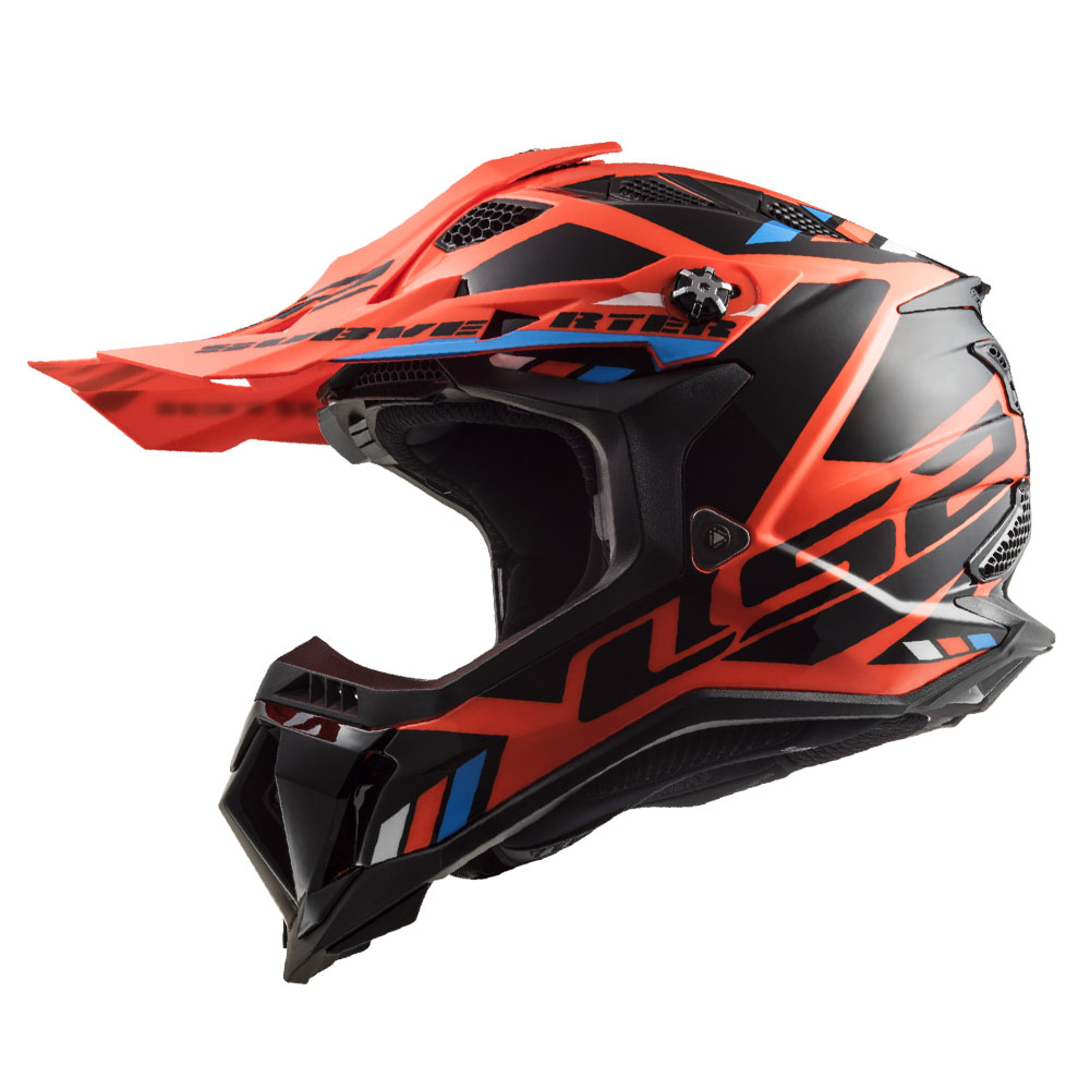 Kaciga LS2 Cross MX700 SUBVERTER EVO II STOMP fluo narandžasta M