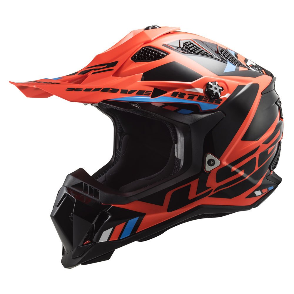 Kaciga LS2 Cross MX700 SUBVERTER EVO II STOMP fluo narandžasta XXL