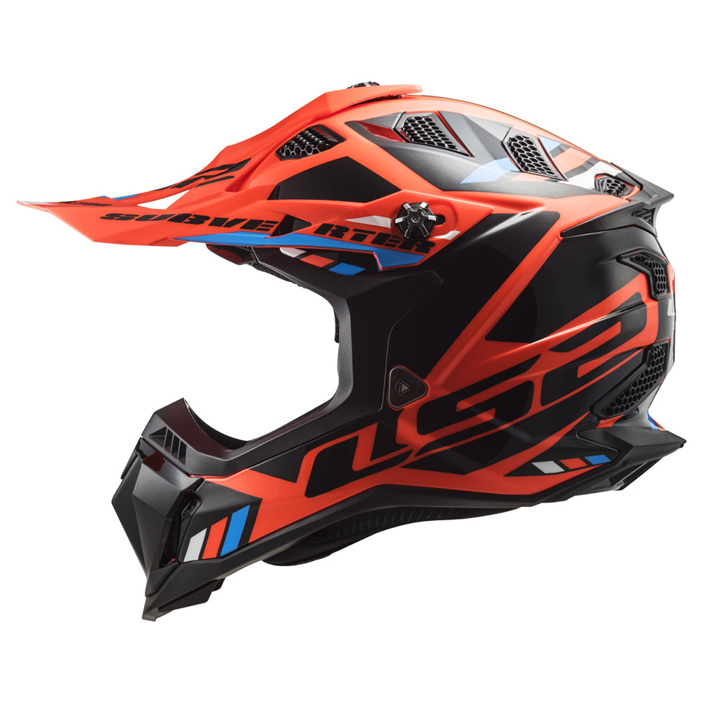 Kaciga LS2 Cross MX700 SUBVERTER EVO II STOMP fluo narandžasta XXL