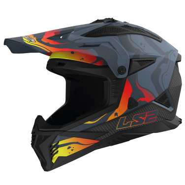 Kaciga LS2 Cross MX708 FAST II WASH tamno siva XL