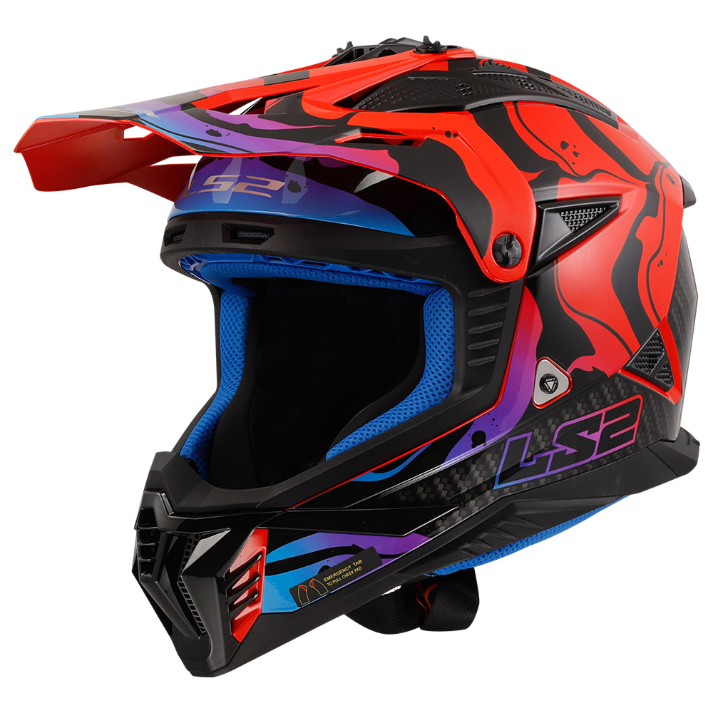 Kaciga LS2 Cross MX708 FAST II WASH crvena XL