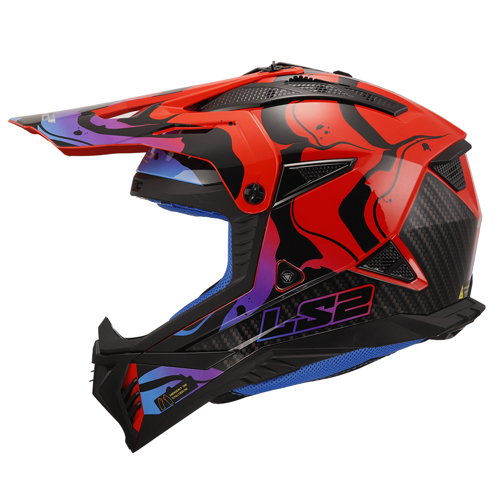 Kaciga LS2 Cross MX708 FAST II WASH crvena XXL