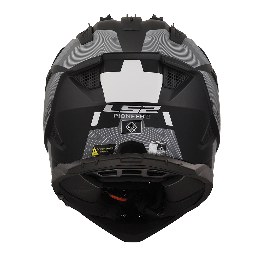 Kaciga LS2 Cross MX702 PIONEER II HILL mat crno bela L