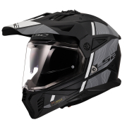 Kaciga LS2 Cross MX702 PIONEER II HILL mat crno bela L