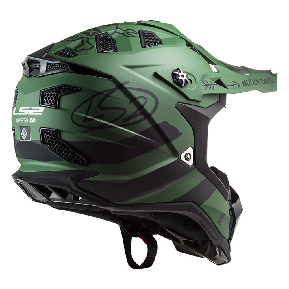 Kaciga LS2 Cross MX700 SUBVERTER CARGO zelena