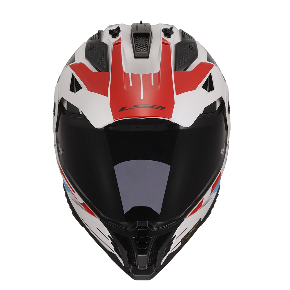 Kaciga LS2 Enduro MX702 PIONEER II NAMIB belo plavo crvena