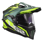 Kaciga LS2 Cross MX701 EXPLORER SPIRE zeleno žuta L