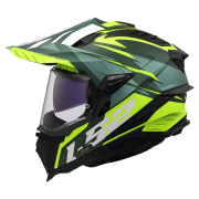 Kaciga LS2 Cross MX701 EXPLORER SPIRE zeleno žuta L