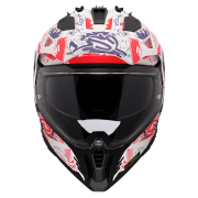 Kaciga LS2 Cross MX702 PIONEER II FANTASY belo crveno plava XL