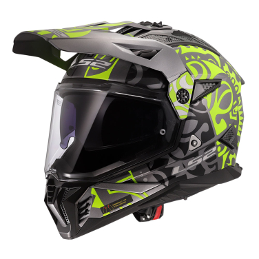 Kaciga LS2 Enduro MX702 PIONEER II RANGI žuta XL