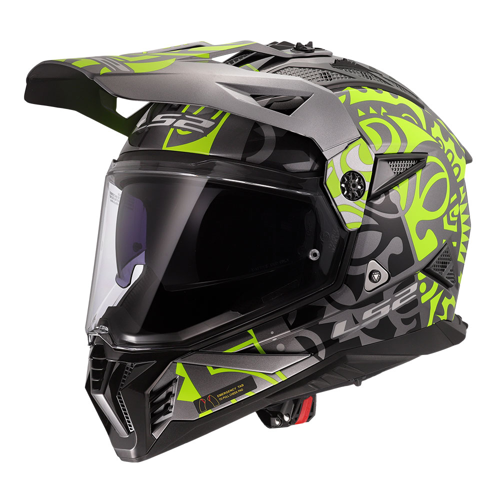 Kaciga LS2 Enduro MX702 PIONEER II RANGI žuta XL