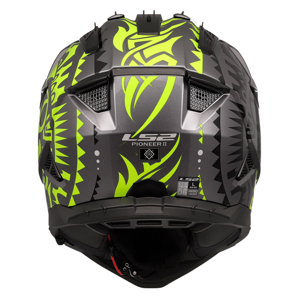 Kaciga LS2 Enduro MX702 PIONEER II RANGI žuta XL