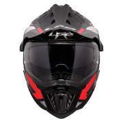 Kaciga LS2 Enduro MX701 EXPLORER CARBON FRONTIER II crvena