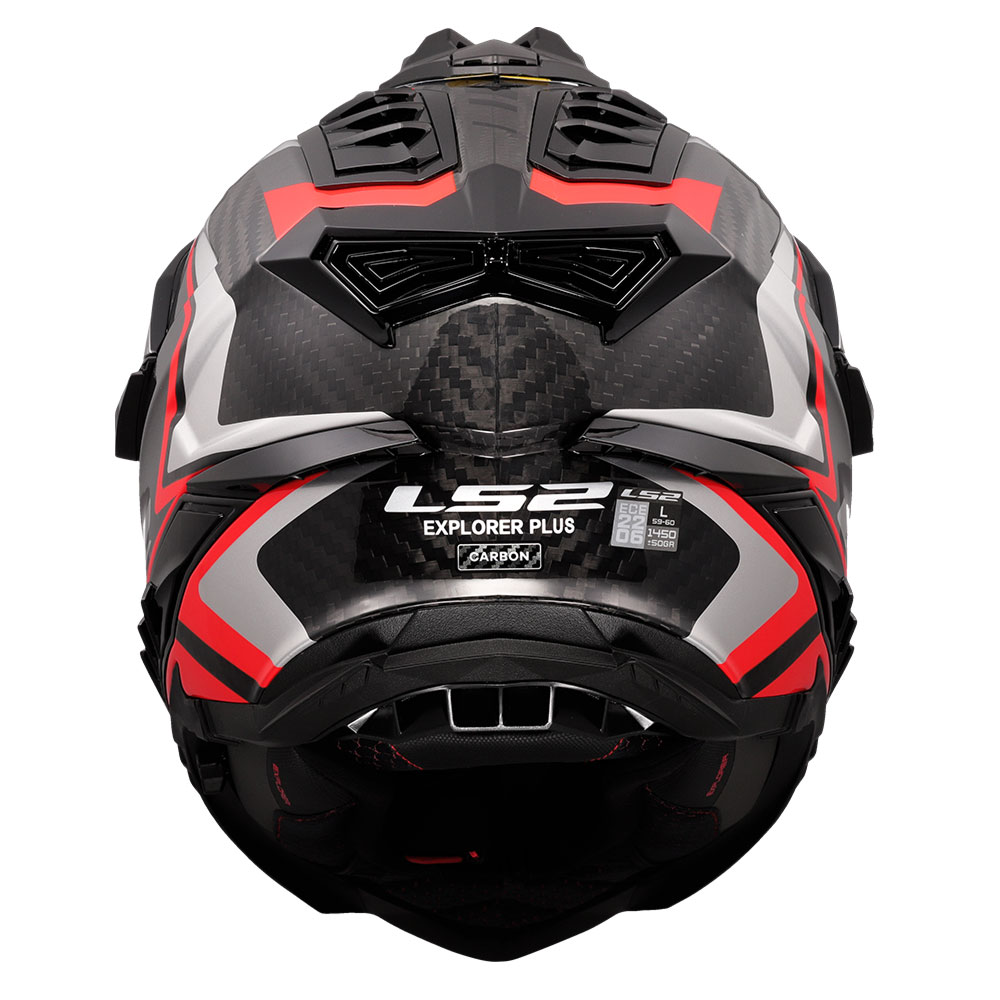 Kaciga LS2 Enduro MX701 EXPLORER CARBON FRONTIER II crvena