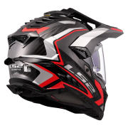 Kaciga LS2 Enduro MX701 EXPLORER CARBON FRONTIER II crvena