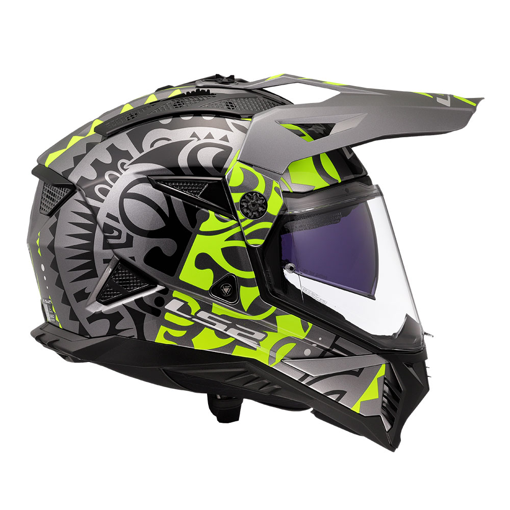 Kaciga LS2 Enduro MX702 PIONEER II RANGI žuta L