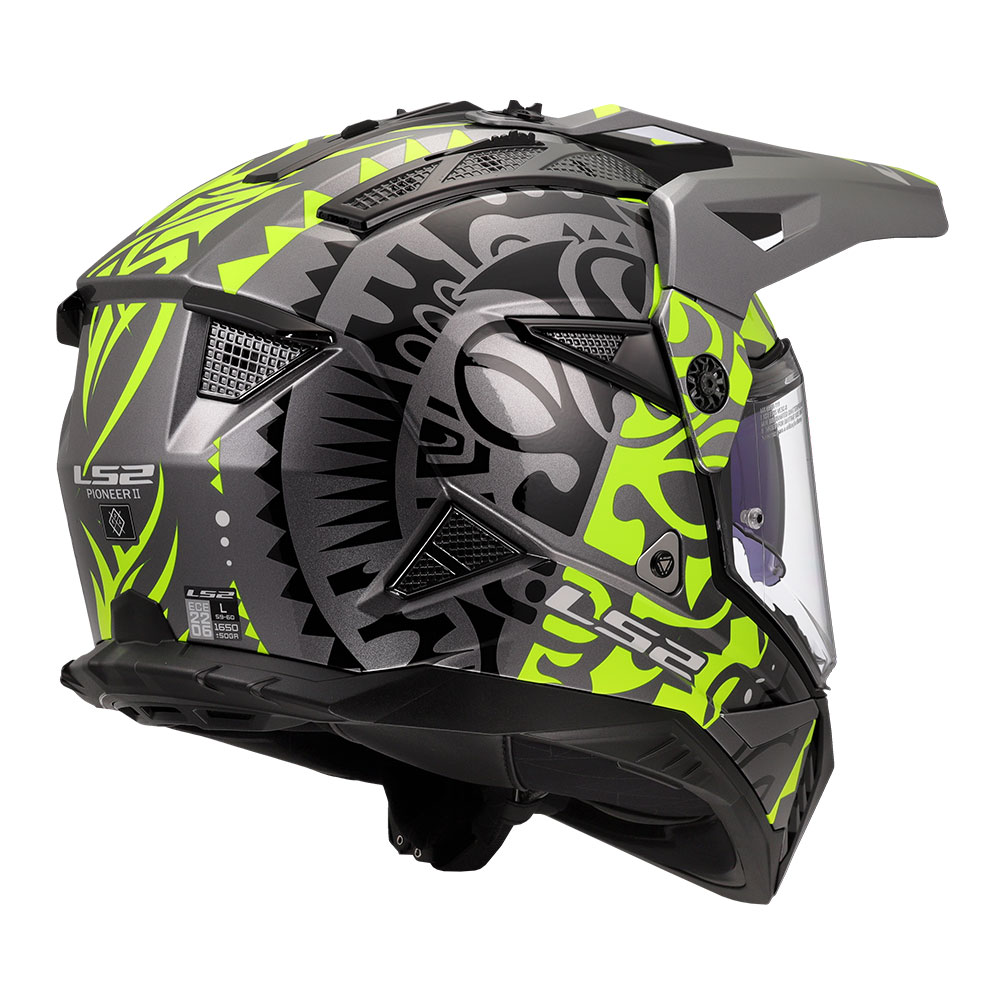 Kaciga LS2 Enduro MX702 PIONEER II RANGI žuta L