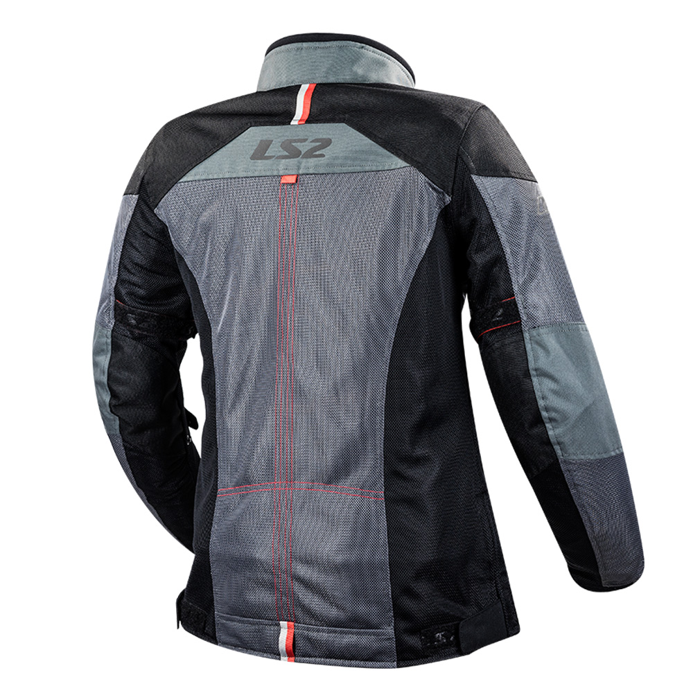 Jakna LS2 ALBA ženska tamno sivo crna XS