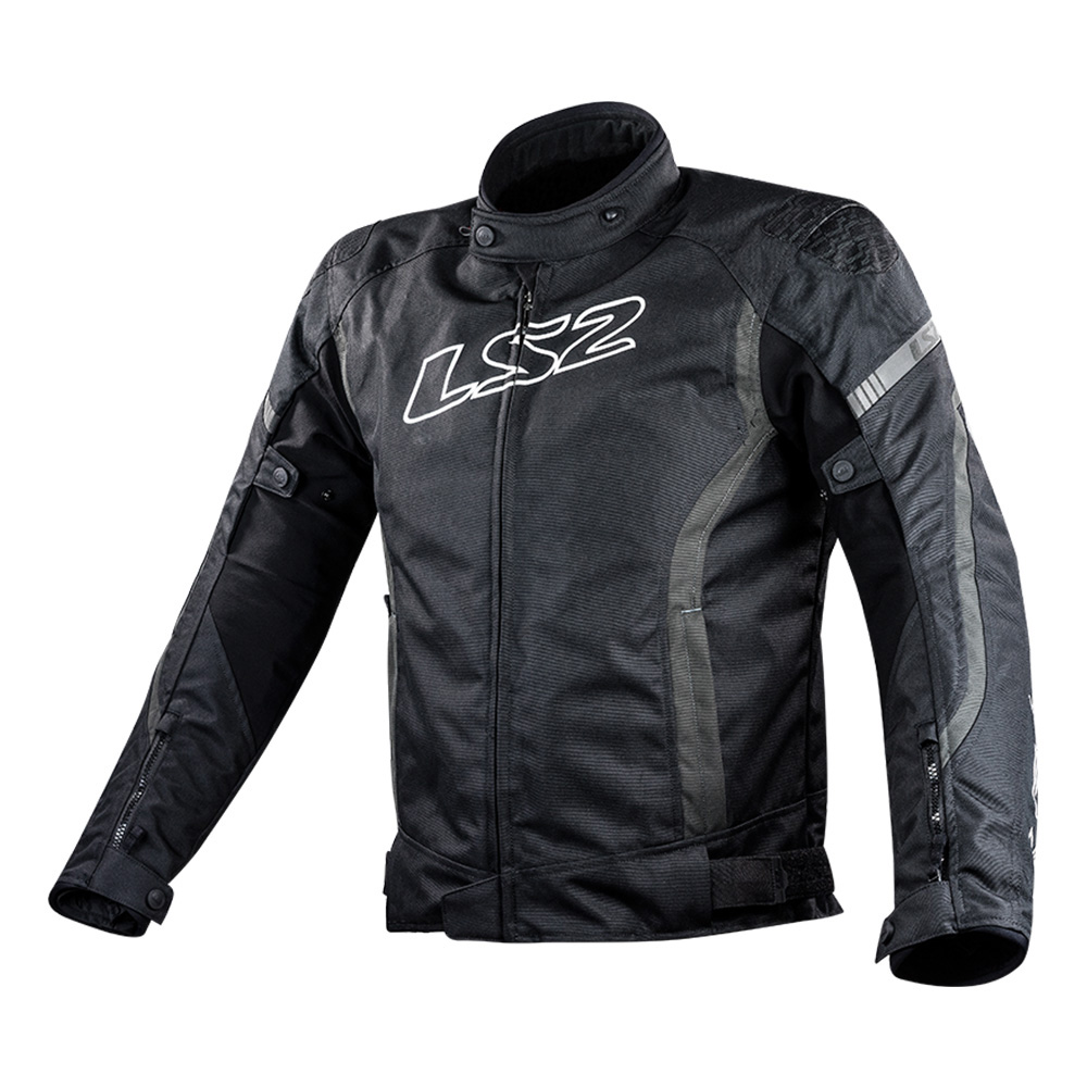 Jakna LS2 GATE muška crno tamno siva 4XL