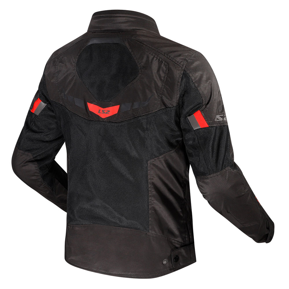 Jakna LS2 GARDA AIR muška crno crvena XXL