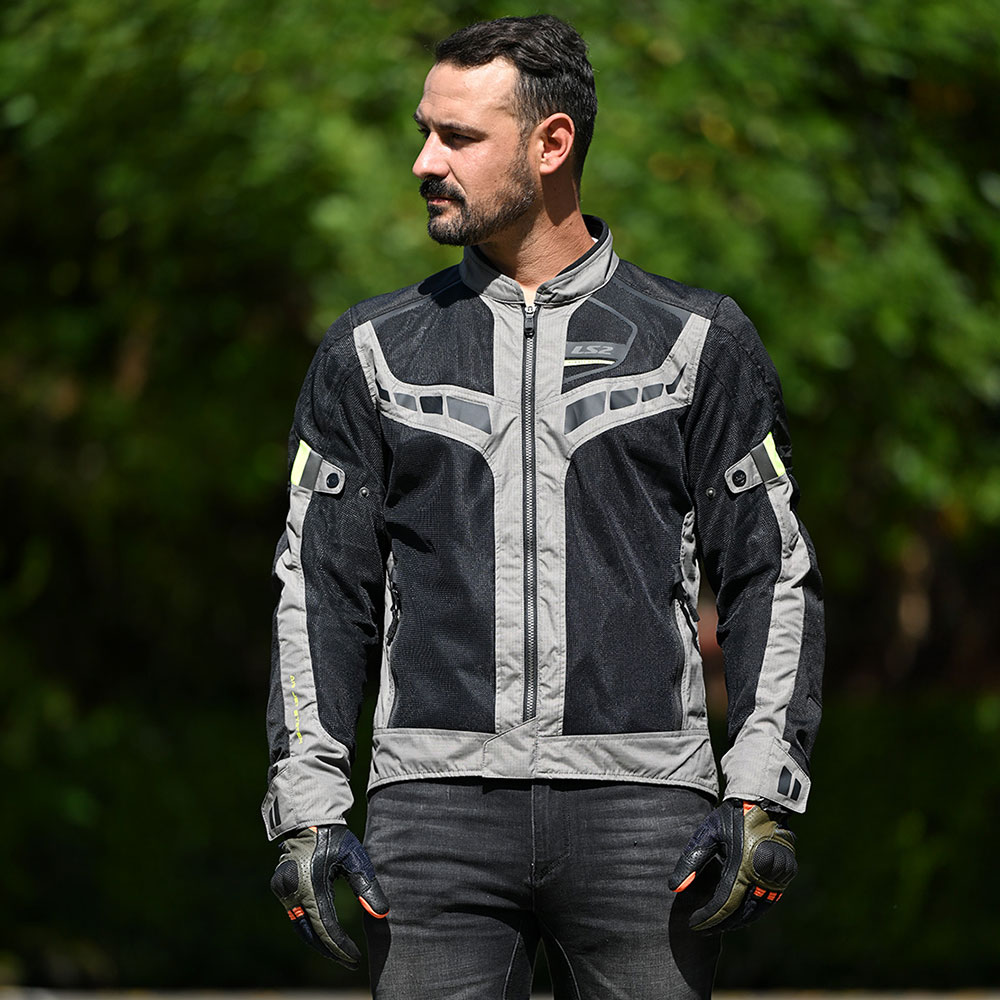 Jakna LS2 GARDA AIR muška zeleno crna XL