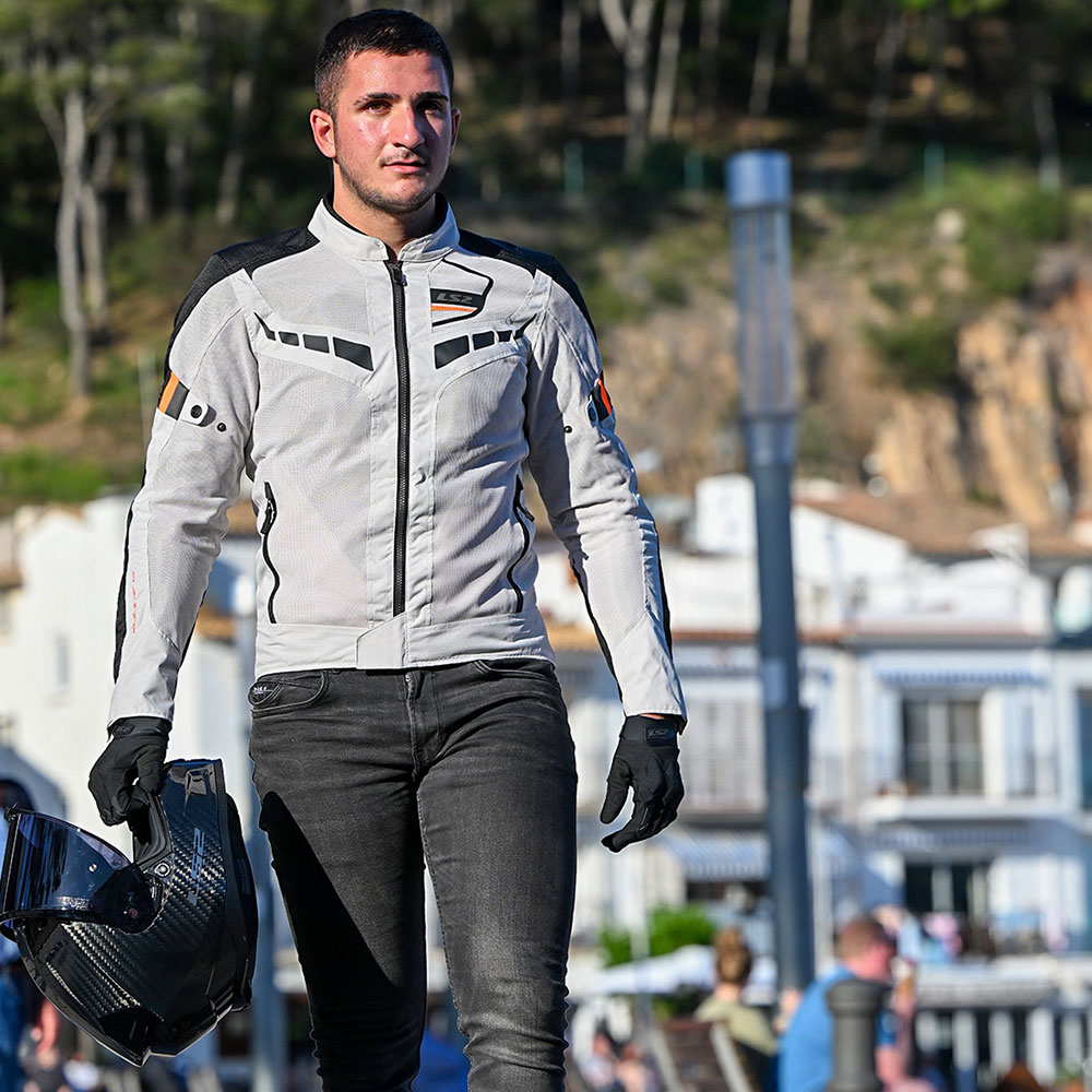 Jakna LS2 GARDA AIR muška crno siva XXL