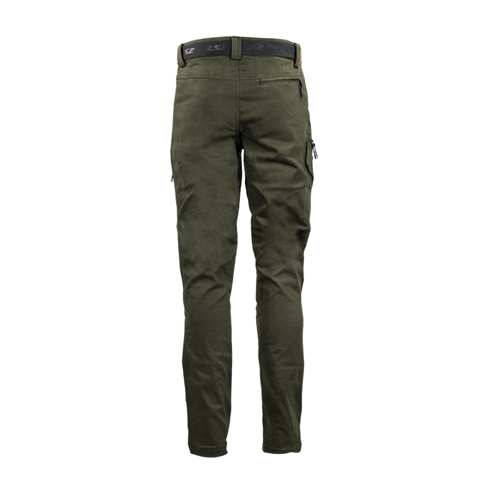 Pantalone LS2 STRAIGHT muške maslinasto zelene XXL