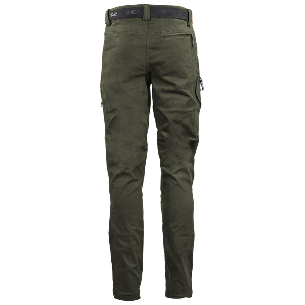 Pantalone LS2 STRAIGHT muške maslinasto zelene 3XL