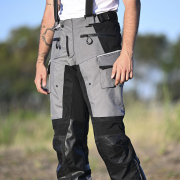 Pantalone LS2 APOLLO muške crno tamno sive 4XL