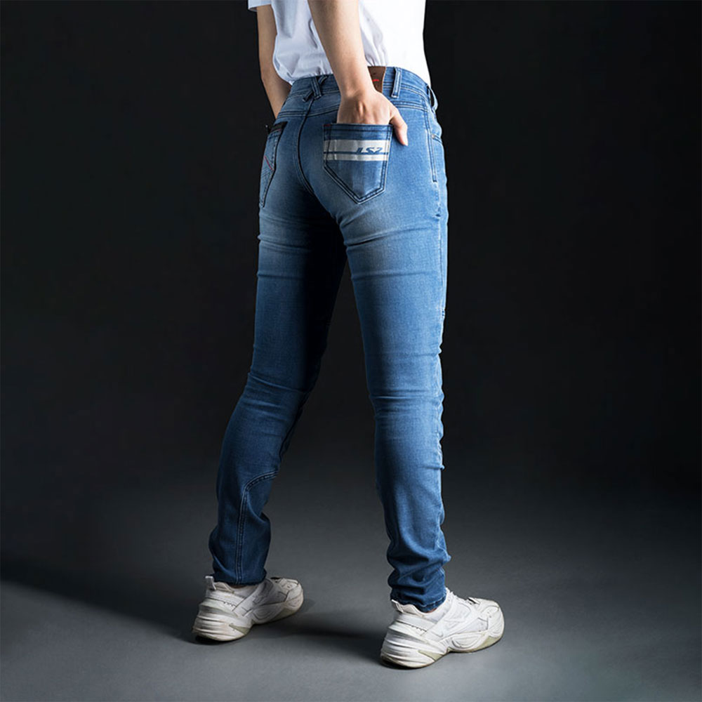 Pantalone LS2 DAKOTA EVO JEANS ženske plave