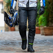 Pantalone LS2 TRAVEL REGULAR muške crno tamno sive 4XL