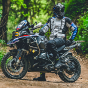 Pantalone LS2 TRAVEL LONG muške crno tamno sive duge