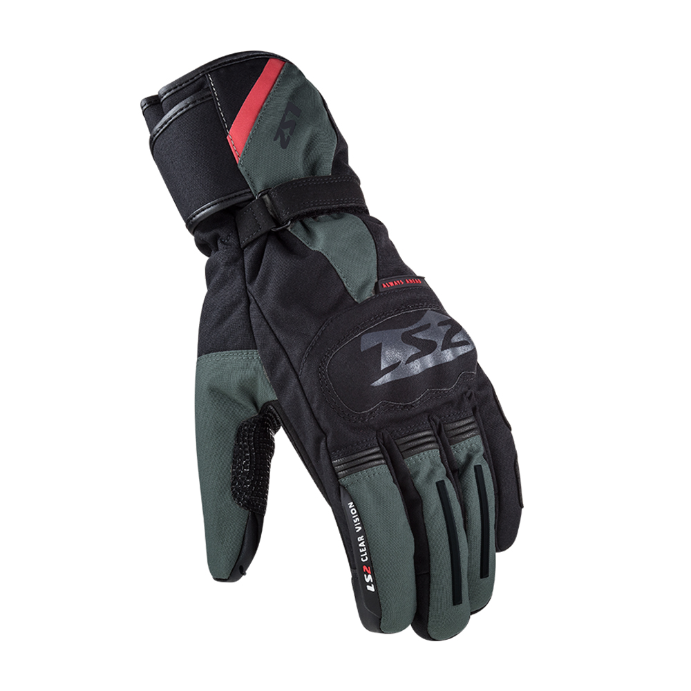 Rukavice LS2 SNOW muške crno sive XL