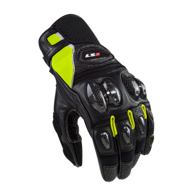 Rukavice LS2 SPARK 2 kožne muške crno žute XXL