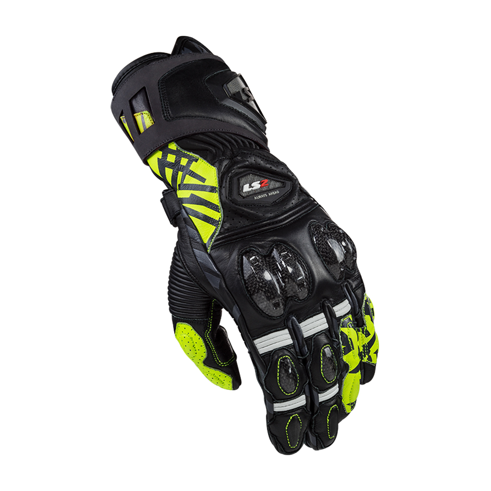 Rukavice LS2 FENG RACING crno žute XXL