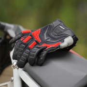 Rukavice LS2 RAVIN muške crno crvene L