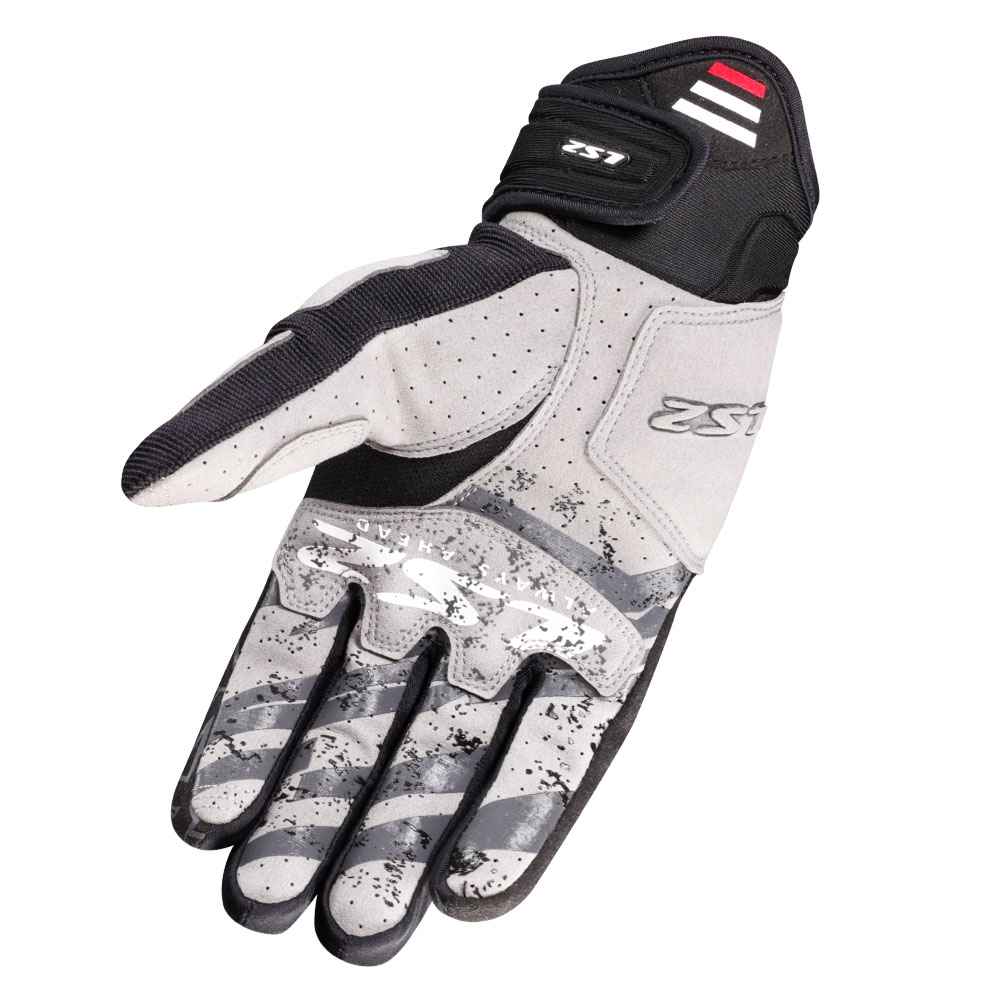 Rukavice LS2 RAVIN muške crno crvene L