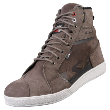 Patike LS2 DOWNTOWN WP TAUPE muške braon vodootporne 45