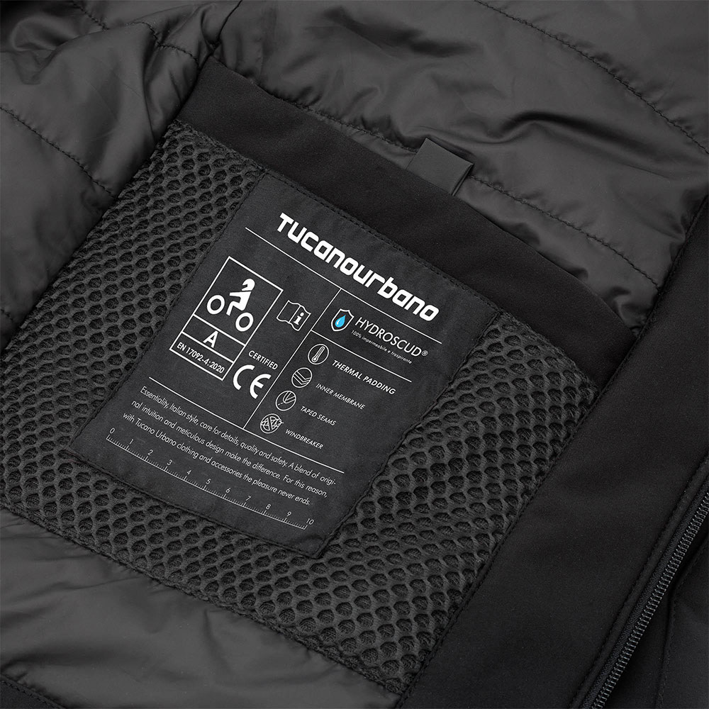 Jakna muška kratka ASFALT crna TUCANO URBANO XXL