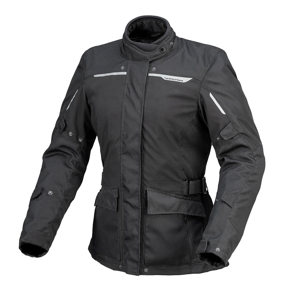 Jakna ženska srednje duga 4 STROKE crna 40 TUCANO URBANO