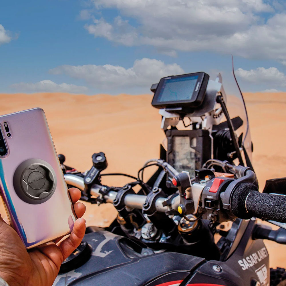 Samolepljivi adapter držača QUIKLOX za masku + nosač za telefon