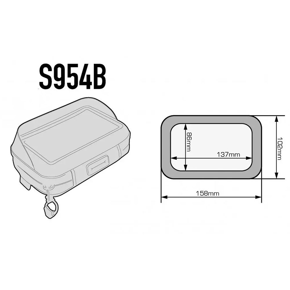 Držač navigacije GIVI S954B