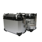 Bočni koferi X-LAND ALU sivi 30L+30L