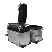 Bočni koferi X-LAND ALU sivi 30L+30L