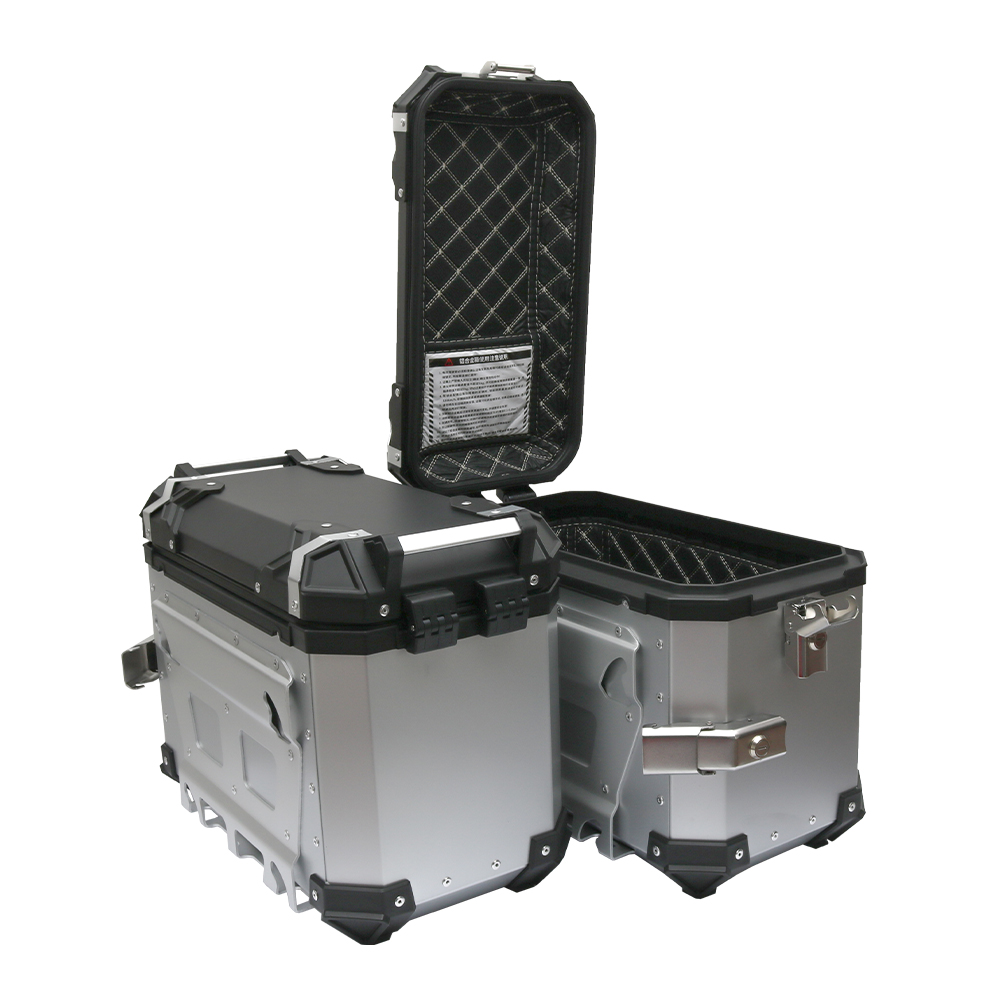 Bočni koferi X-LAND ALU sivi 38L+38L