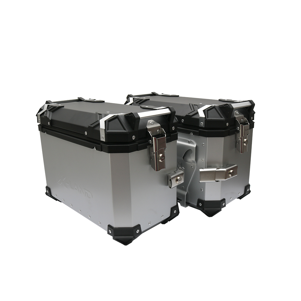 Bočni koferi X-LAND ALU sivi 38L+38L