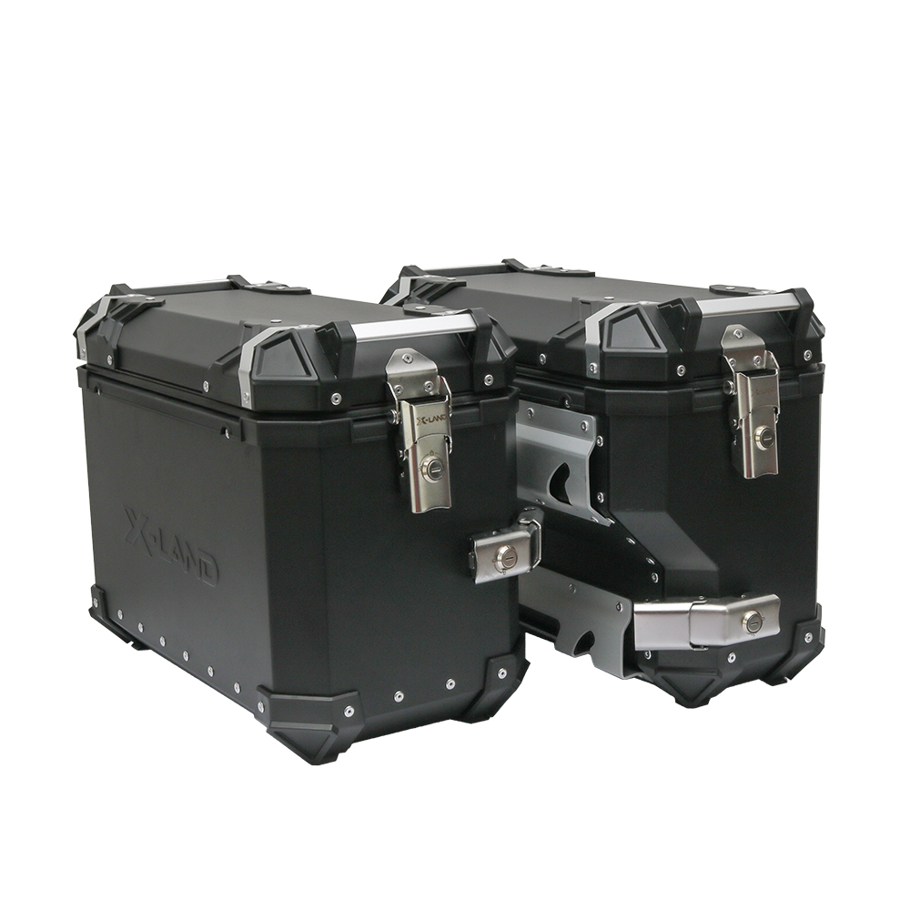 Bočni koferi X-LAND ALU crni 38L+32L
