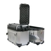 Bočni koferi X-LAND ALU sivi 38L+32L