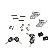 Bočni koferi X-LAND ALU sivi 38L+32L