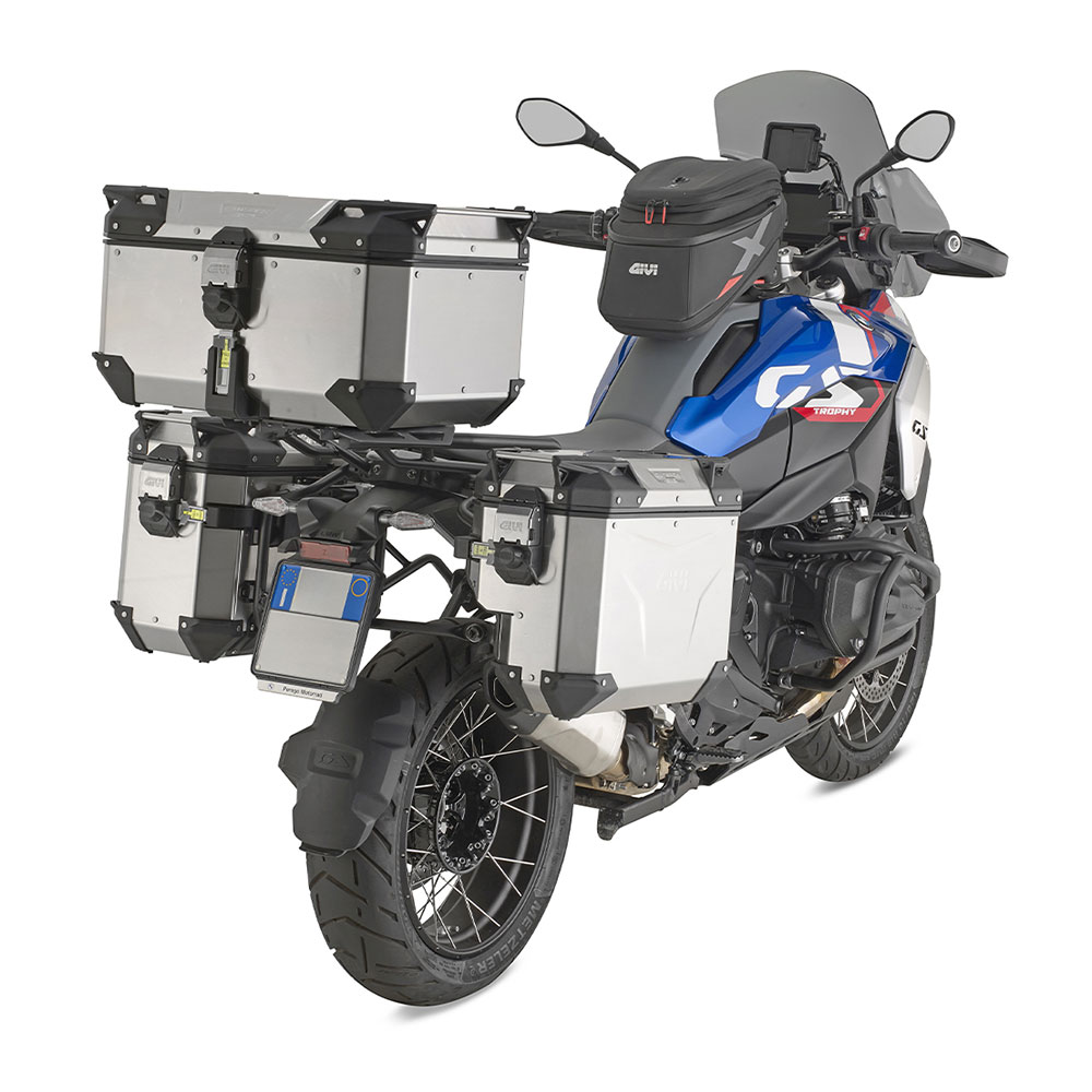 Bočni kofer GIVI TREKKER OUTBACK MONOKEY® CAM SIDE EVO SMART 37 ALU niklovani levi 37L